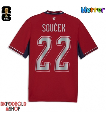 Tjekkiet Tomas Soucek #22 Hjemmebanetrøje VM 2026 Kort ærmer